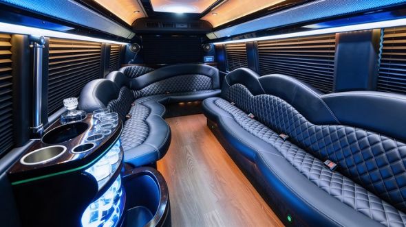 clovis sprinter limousine interior