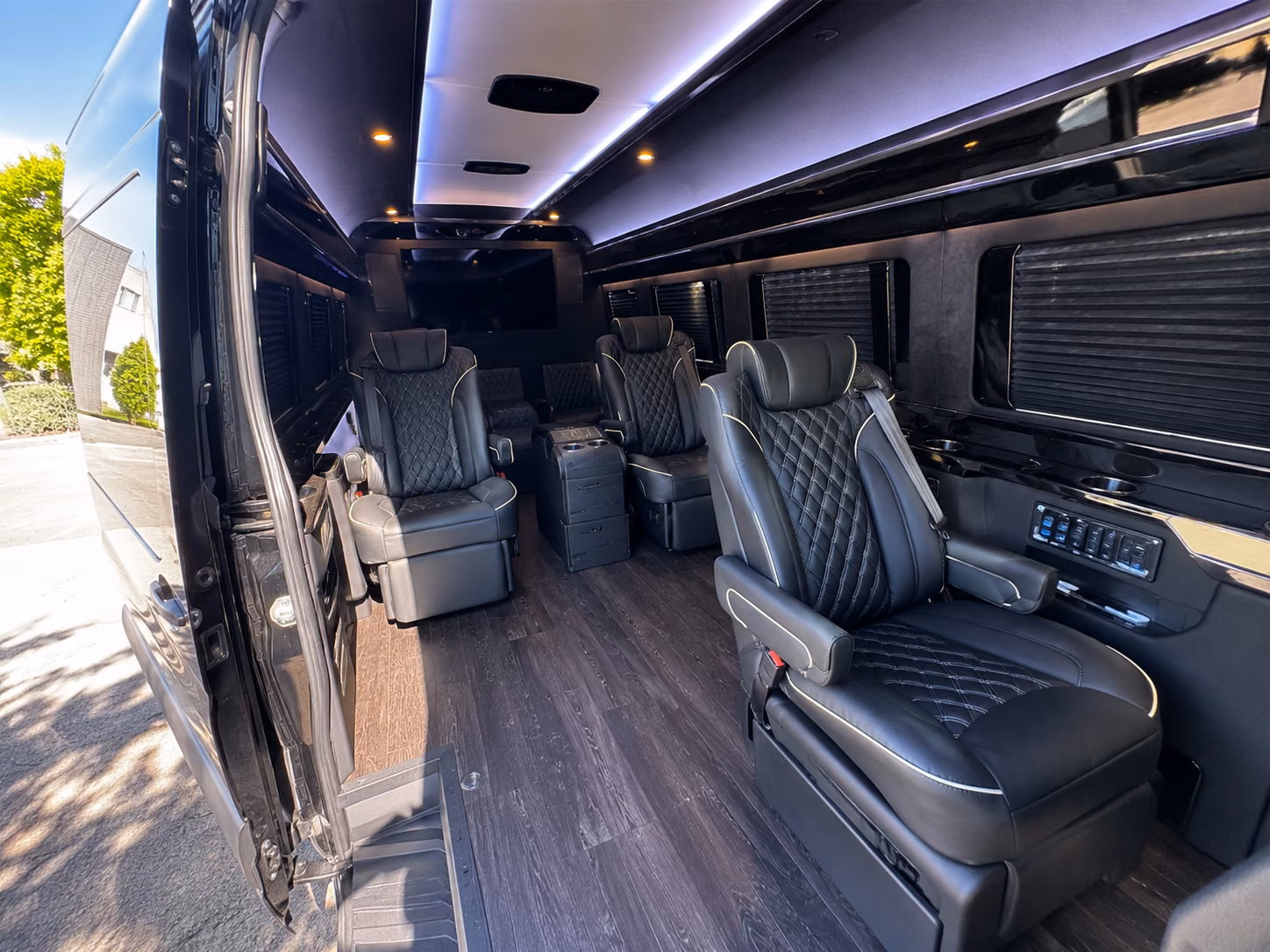 clovis 12 passenger sprinter van inside