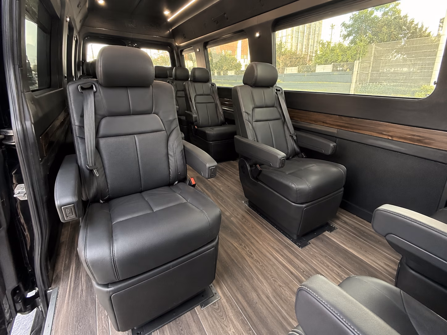 clovis 15 passenger sprinter van inside