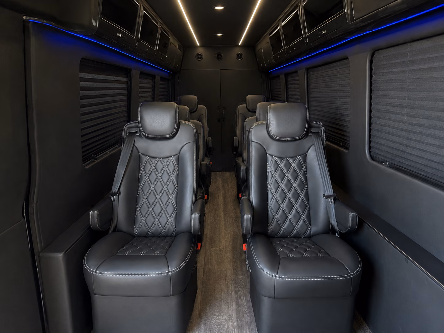 clovis 15 passenger sprinter van interior