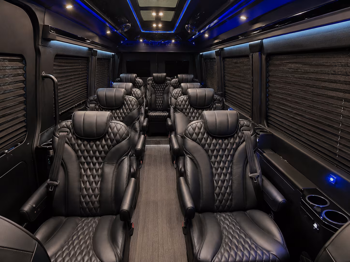 clovis 18 passenger sprinter van inside