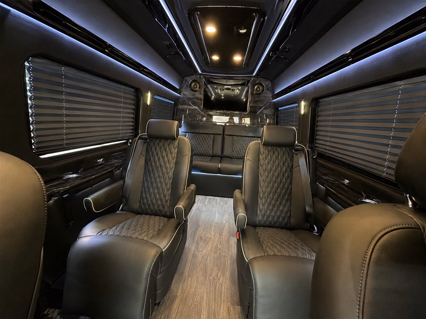 clovis 8 passenger sprinter van inside