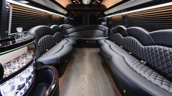 sprinter limousine inside clovis